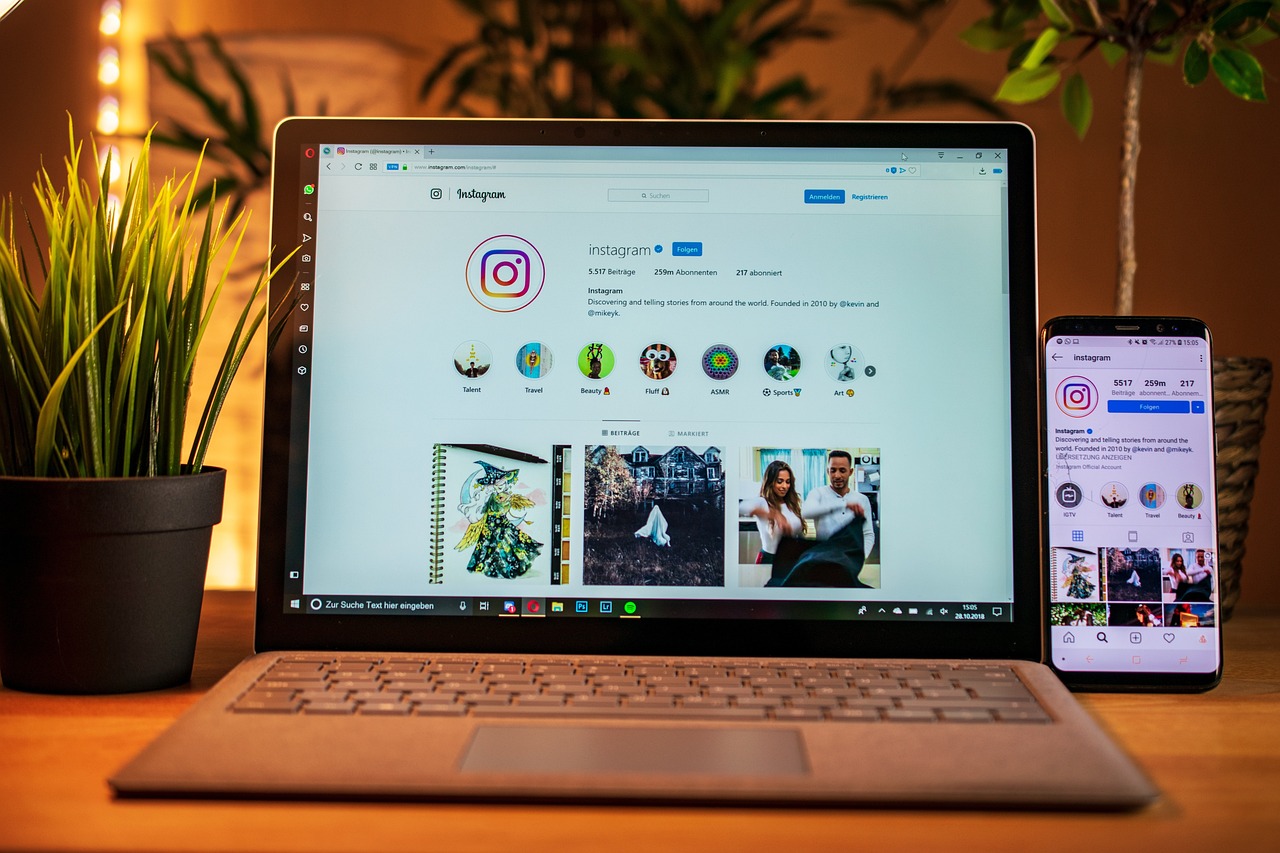 Оформление профиля Instagram