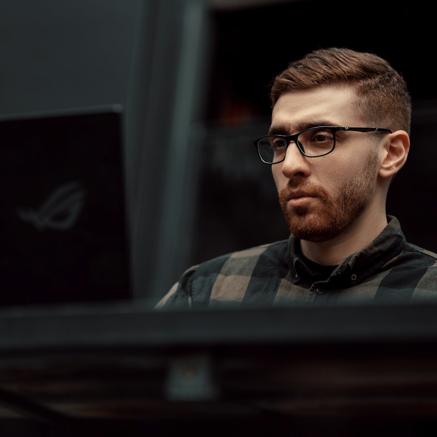 Developer working